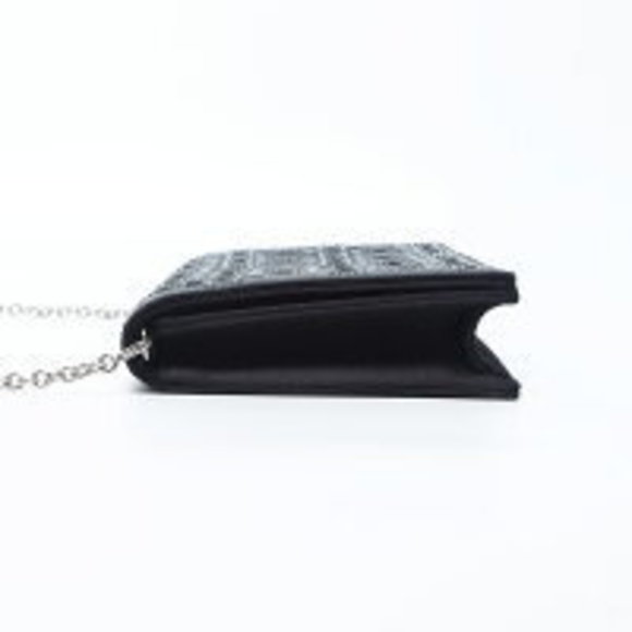 Christian Dior Lady Chain Pouch Shoulder Bag Black - Picture 3 of 12